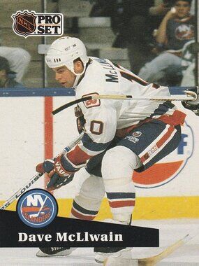 Dave McLlwain - 1991 Pro Set Hockey Card